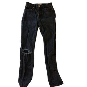Sezane Denim jeans black women's size 25